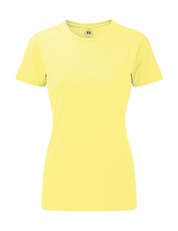 Ladies HD T-Shirt [Yellow Marl, XL]