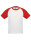 T-Shirt Base-Ball / Kids [White Red, 110/116]