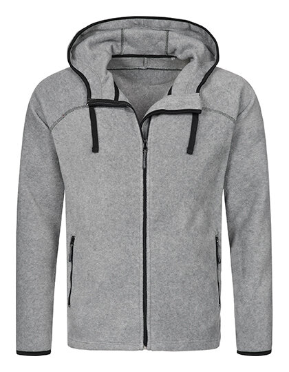 Active Power Fleece Jacket [Grey Heather, S]