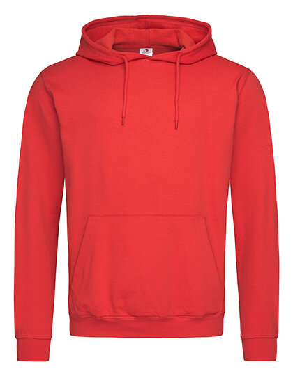 Hooded Sweatshirt [Scarlet Red, XL]