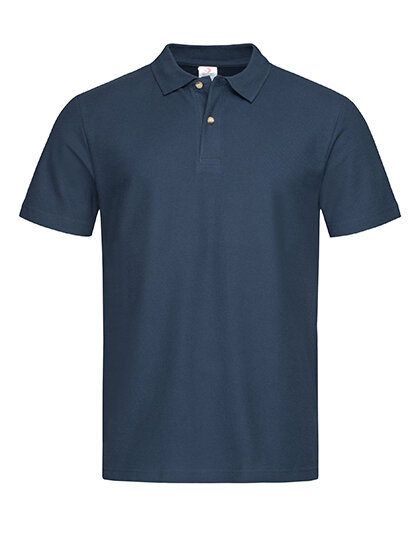 Short Sleeve Polo [Navy Blue, M]