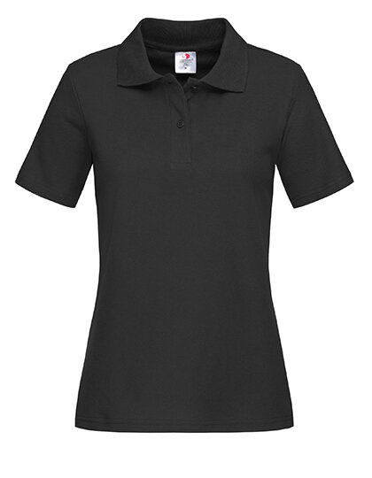 Short Sleeve Polo for women [Black Opal, 2XL]