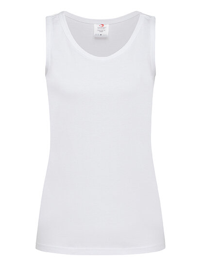 Classic-T Tank Top for women [White, S]