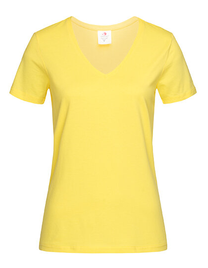Classic-T V-Neck for women [Yellow, XL]