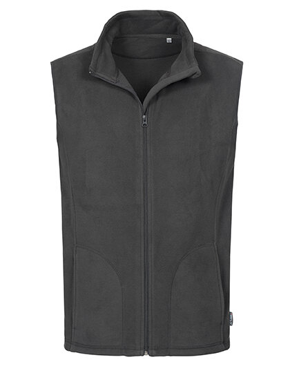 Active Fleece Vest [Grey Steel (Solid), 2XL]