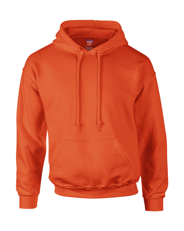 DryBlend Hooded Sweatshirt [Orange, M]