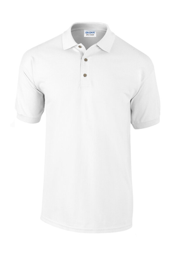 Ultra Cotton™ Piqué Polo [White, 2XL]