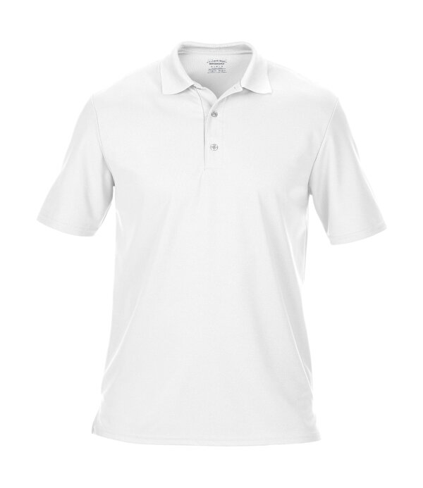 Performance® Double Piqué Sport Shirt [White, 2XL]
