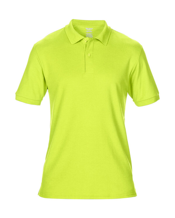 DryBlend Double Piqué Sport Shirt [Safety Green, XL]