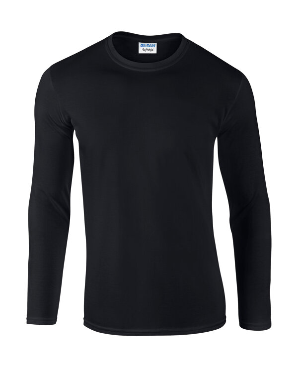 Softstyle® Long Sleeve T-Shirt [Black, M]