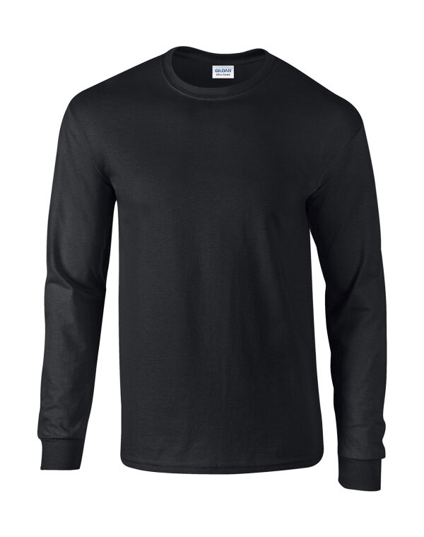 Ultra Cotton™ Long Sleeve T- Shirt [Black, L]
