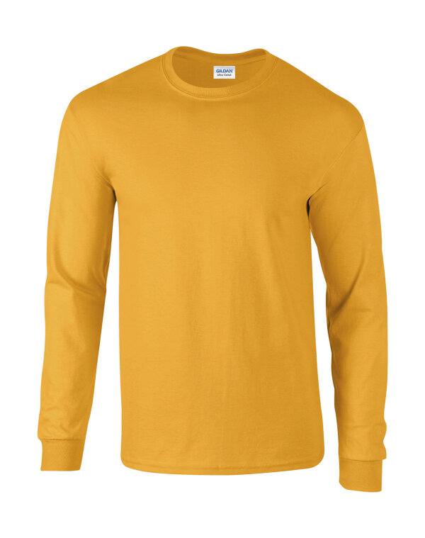 Ultra Cotton™ Long Sleeve T- Shirt [Gold, M]