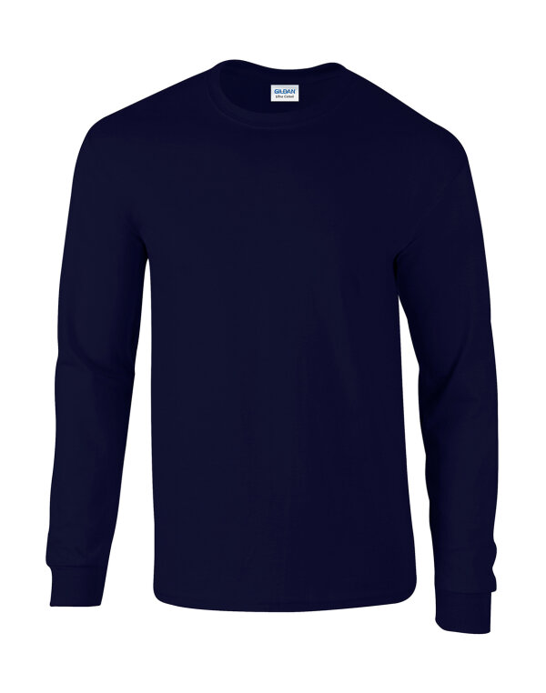 Ultra Cotton™ Long Sleeve T- Shirt [Navy, L]