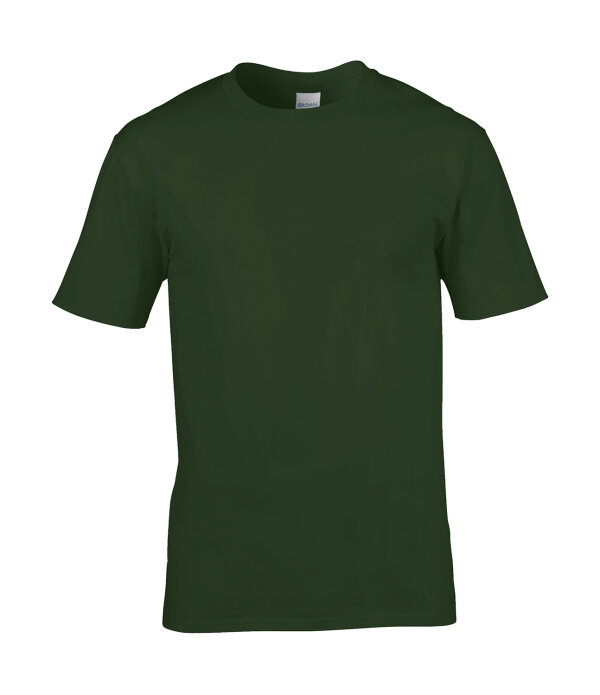 Premium Cotton T-Shirt [Forest Green, XL]