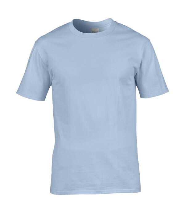 Premium Cotton T-Shirt [Light Blue, 2XL]