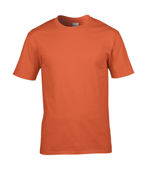 Premium Cotton T-Shirt [Orange, M]