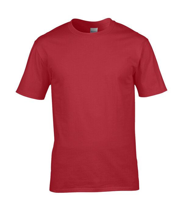 Premium Cotton T-Shirt [Red, L]