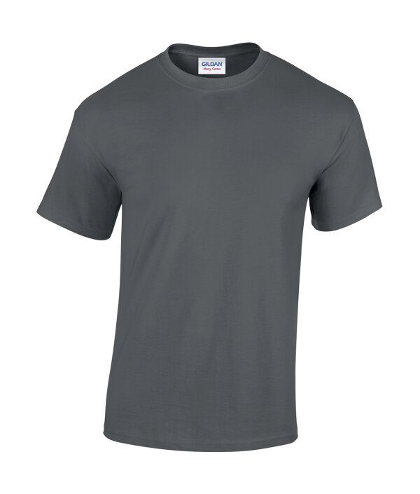 Heavy Cotton T- Shirt [Charcoal (Solid), L]