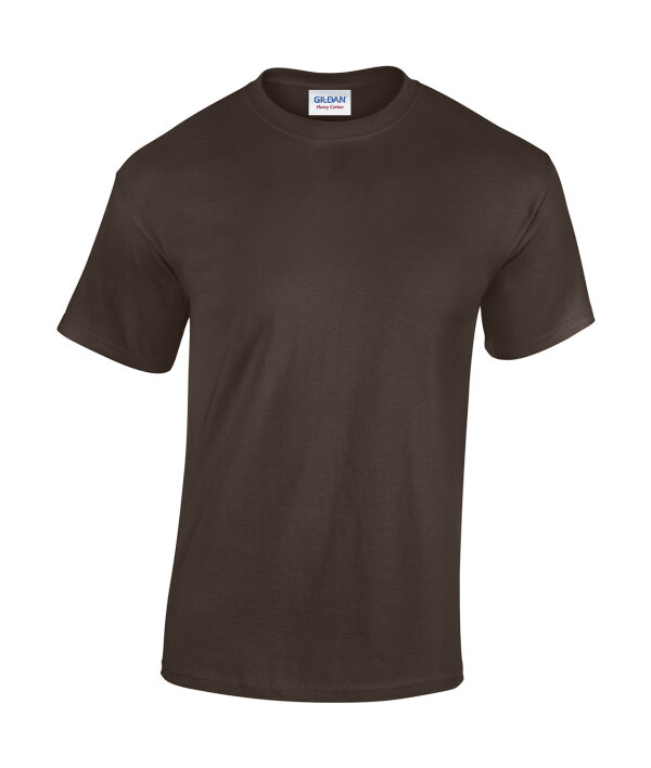 Heavy Cotton T- Shirt [Dark Chocolate, 2XL]