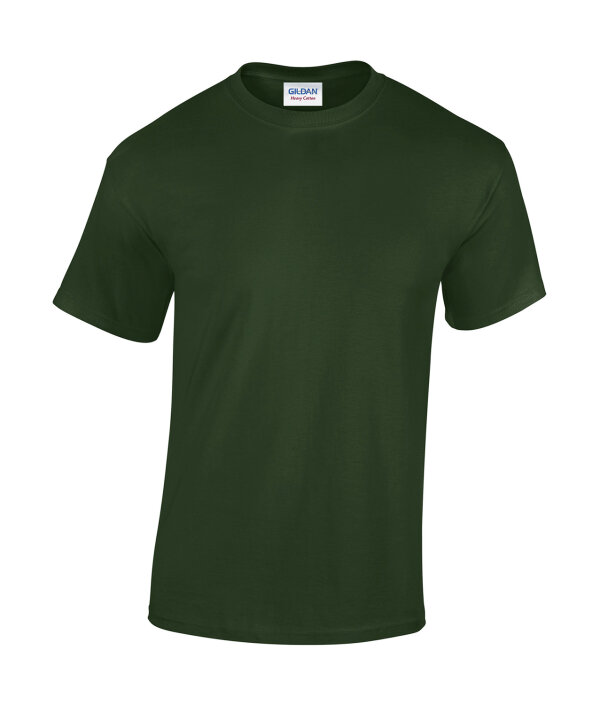Heavy Cotton T- Shirt [Forest Green, XL]