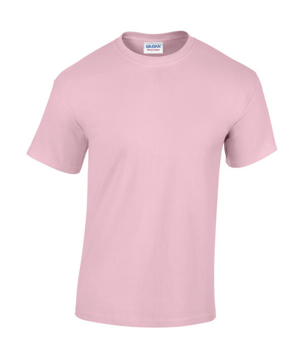 Heavy Cotton T- Shirt [Light Pink, XL]