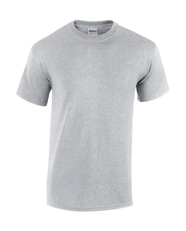 Heavy Cotton T- Shirt [Sport Grey (Heather), XL]