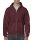 Heavy Blend Full Zip Hooded Sweatshirt [Maroon, XL]