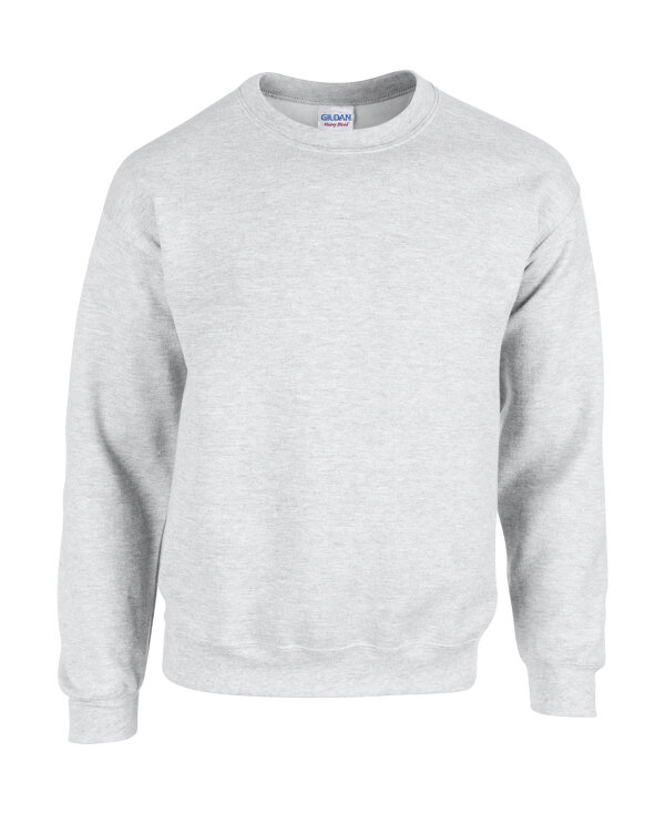 Heavy Blend Crewneck Sweatshirt [Ash Grey (Heather), S]