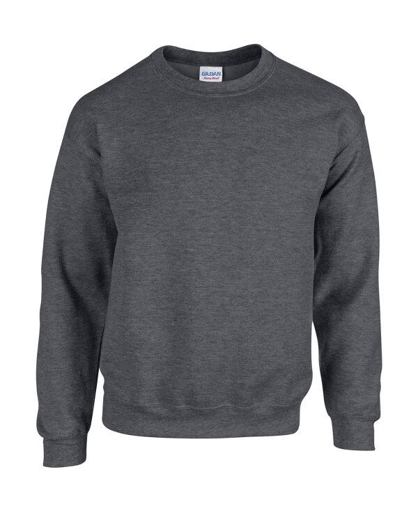 Heavy Blend Crewneck Sweatshirt [Dark Heather, S]