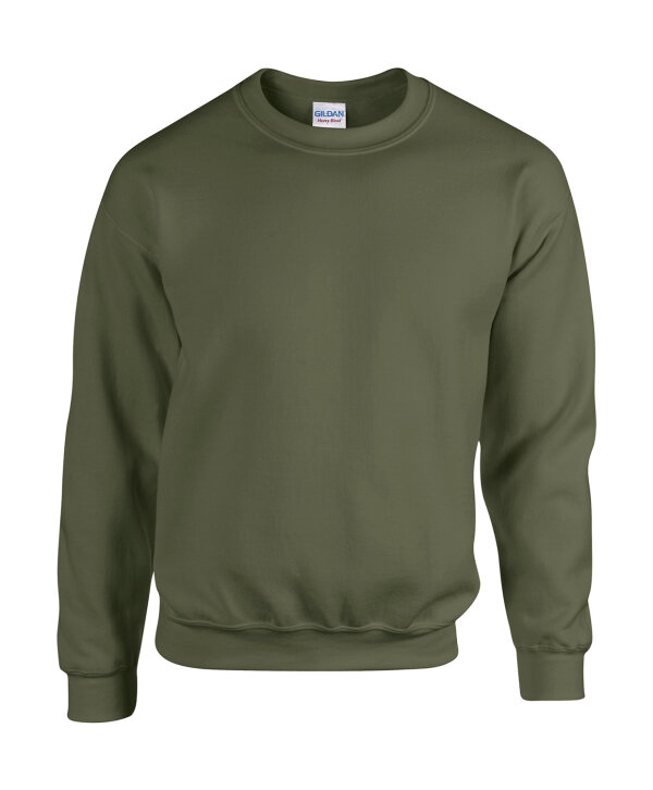 Heavy Blend Crewneck Sweatshirt [Military Green, M]