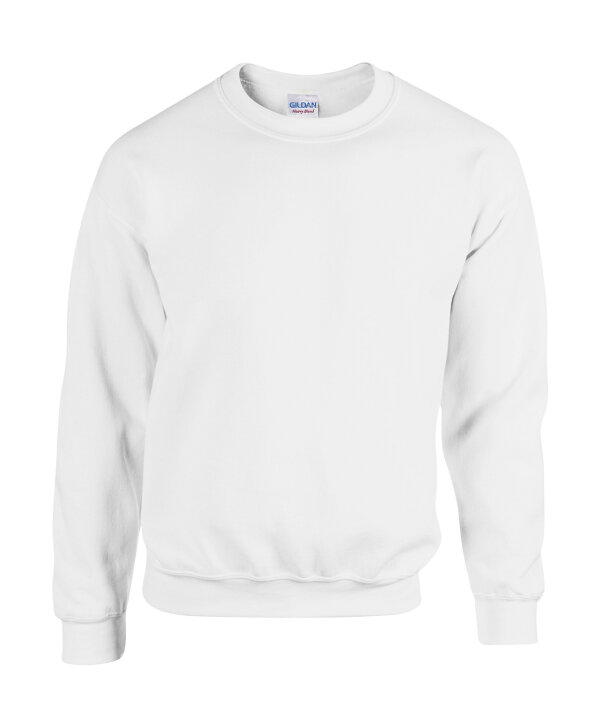Heavy Blend Crewneck Sweatshirt [White, L]