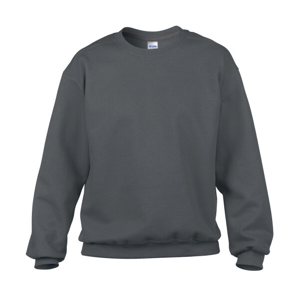 Premium Cotton® Crewneck Sweatshirt [Charcoal (Solid), M]