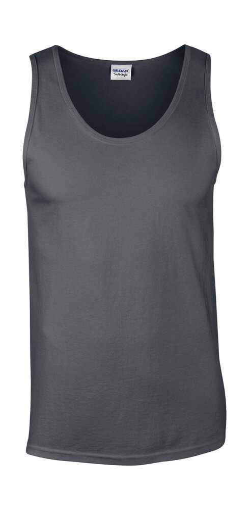 Softstyle® Tank Top [Charcoal (Solid), L]