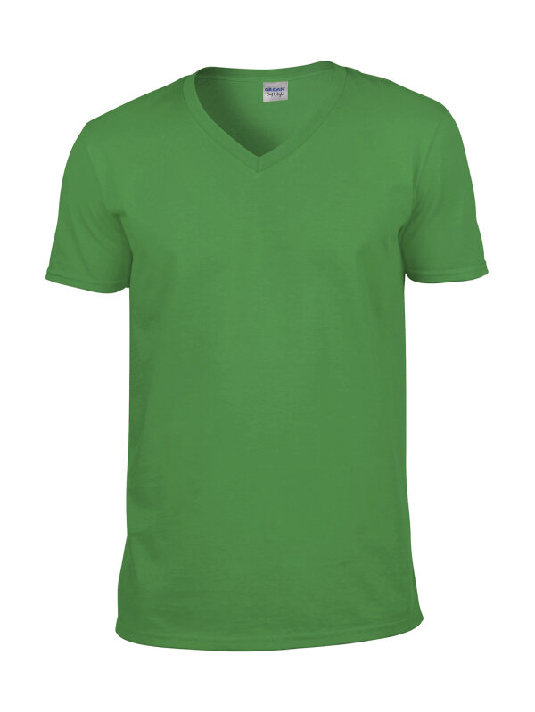 Softstyle® V-Neck T-Shirt [Irish Green, L]