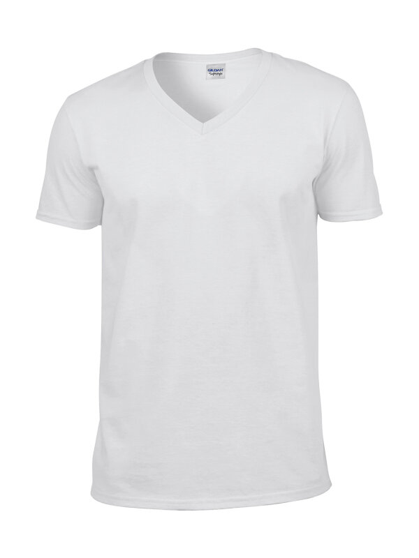 Softstyle® V-Neck T-Shirt [White, L]