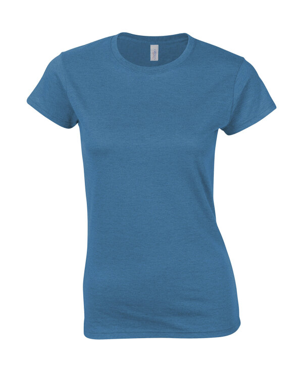 Softstyle® Ladies´ T- Shirt [Antique Sapphire (Heather), 2XL]