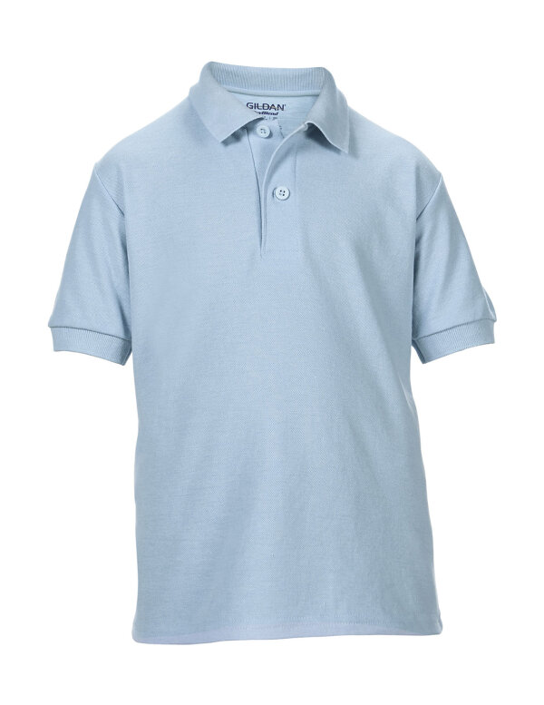 DryBlend® Youth Double Piqué Sport Shirt [Light Blue, 134/140]