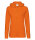 Lady Fit Lightweight Hooded Sweat Jacket [Orange, M]