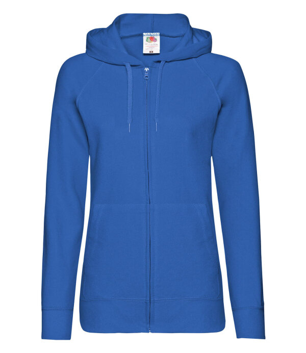 Lady Fit Lightweight Hooded Sweat Jacket [Royal, 2XL]