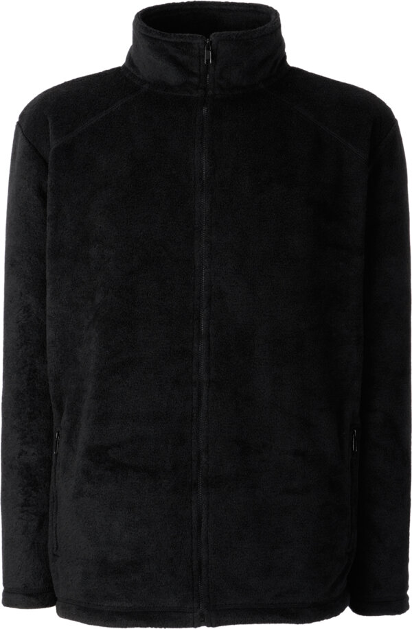 Full Zip Fleece Jacket [Schwarz, 2XL]