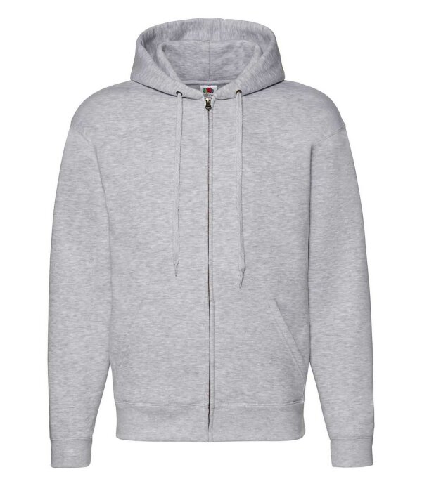 Premium Hooded Sweat Jacket [Graumeliert, S]