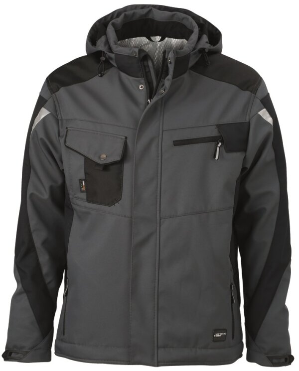 Craftsmen Softshell Jacket [carbon black, 2XL]
