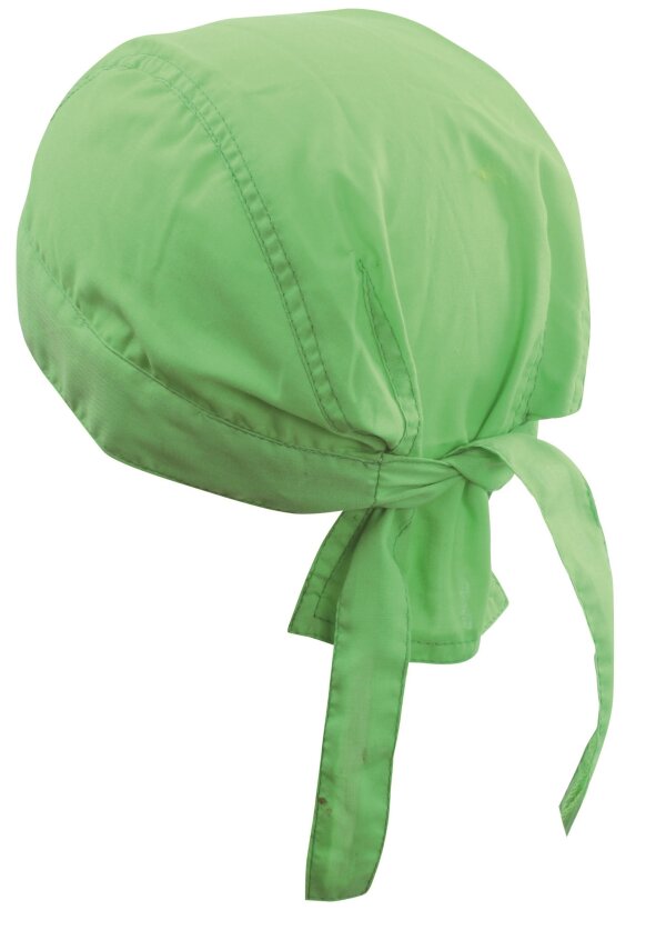 Bandana Hat [lime green, One-size]