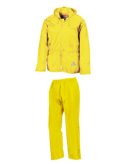 Waterproof Jacket and Trouser Set [yellow, XL]