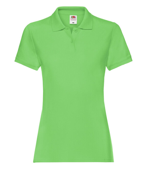 Lady-Fit Premium Polo [Lime, S]