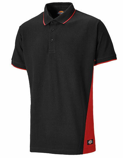 Two Tone Polo [Black Red, S]