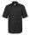 Men`s Short Sleeve Oxford Shirt [Black, M]